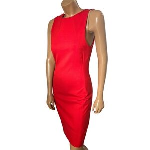Babaton Miguel Red Sleeveless Dress